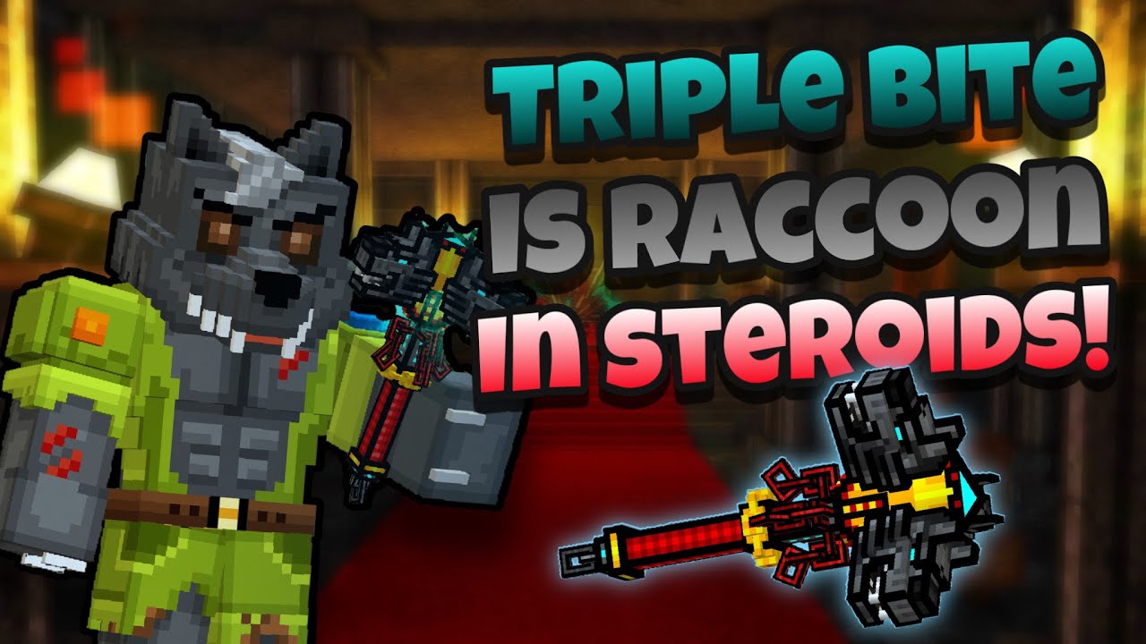 Triple Bite is Raccoon in STEROIDS!? | Pixel Gun 3D