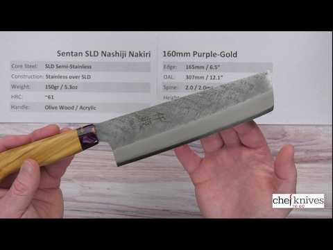 Sentan SLD Nashiji Nakiri 165mm Quick Look