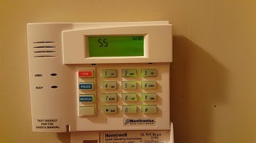 Honeywell Monitronics Moni 6150RF Alarm System clearing FC Code Programming Mode Reset Cell Radio