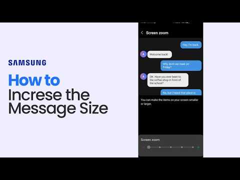 How to Increase the Message Size of Samsung s10+ (easy)