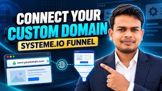 How to Connect Your Domain to Systeme.io | Funnel Domain Setup | Systeme.io tutorials | Nitish Kumar