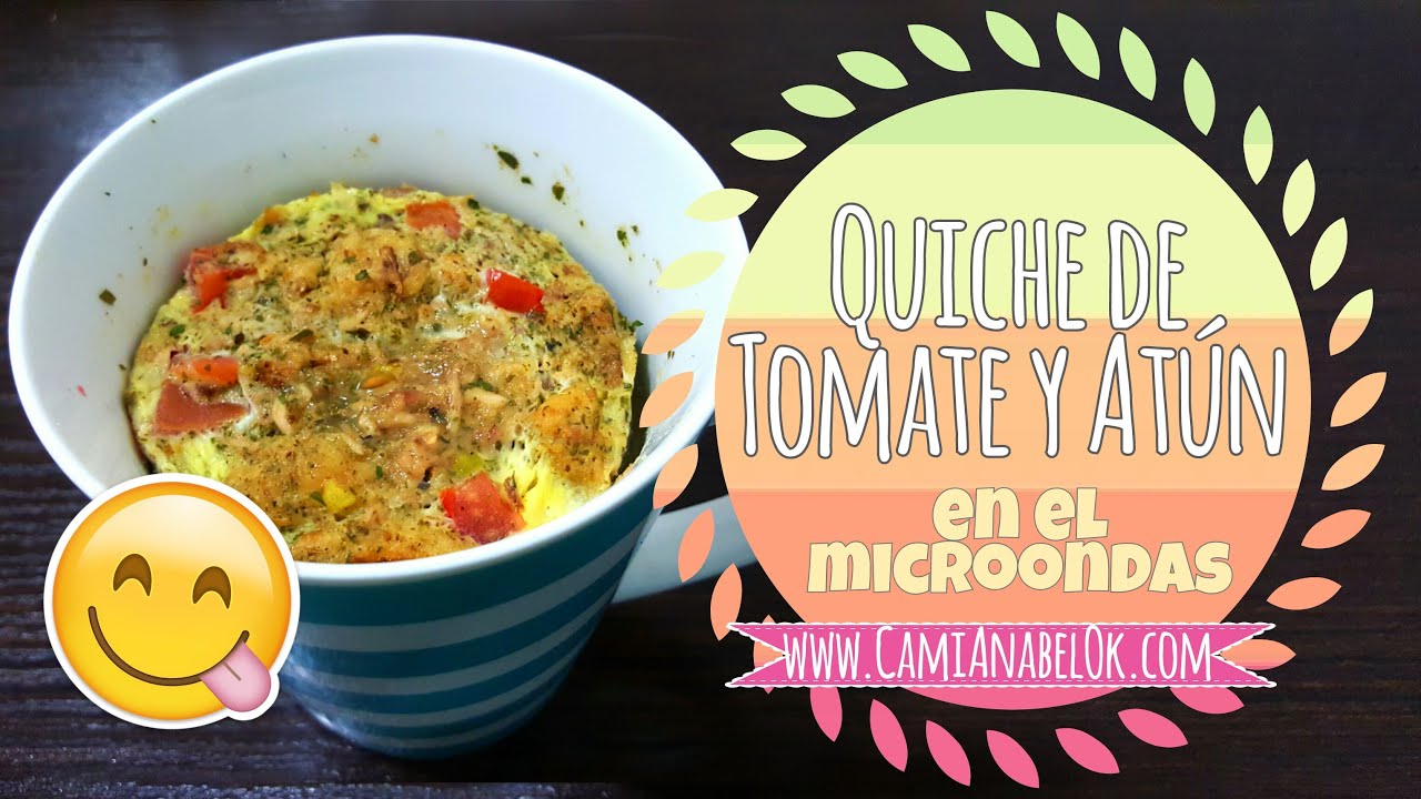 quiche en microondas