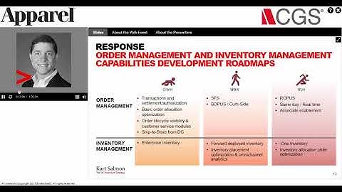 Apparel Webinar: Smart Inventory Fulfillment Strategies for Multi-Channel Brands & Retailers