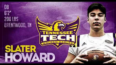 2017 TTU Football Recruit - DB Slater Howard