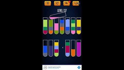 Water Sort Puzzle - Color Liquid Sorting Game Level 137 Solution