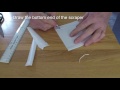 How to make a flexible dough scraper cutter for free