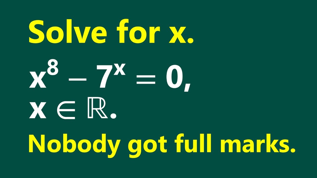 A Nice Transcendental Equation Lambert W Function Math Olympiad a-nice-transcendental-equation-lambert-w-function-math-olympiad