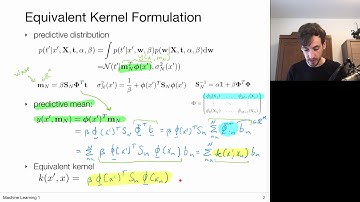 5.1 Equivalent Kernel (UvA - Machine Learning 1 - 2020)