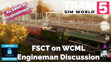 Flying Scotsman on WCML for Special Effect One Special Day including an engineman discussion