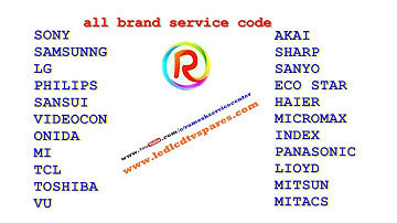 ALL BRAND SERVICE MODE  #22 BRAND