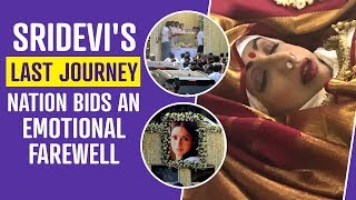 Perjalanan terakhir Sridevi: Nation mengucapkan selamat tinggal yang emosional kepada superstar wanita pertama Bollywood