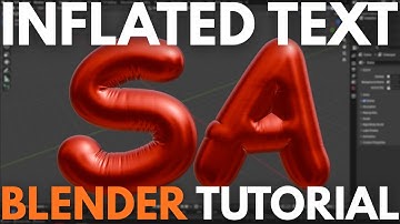 How to Create Inflated Text in Blender