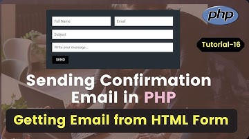 How to Receive Email from HTML Form | How to Send an Email on Form Submission Using PHP