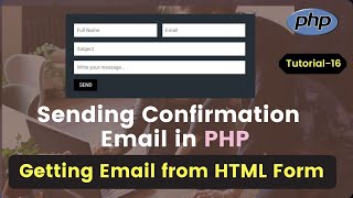 How to Receive Email from HTML Form | How to Send an Email on Form Submission Using PHP