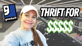 Thrift with Me at this HUGE Goodwill to Make $$$!!! Poshmark & eBay Reseller