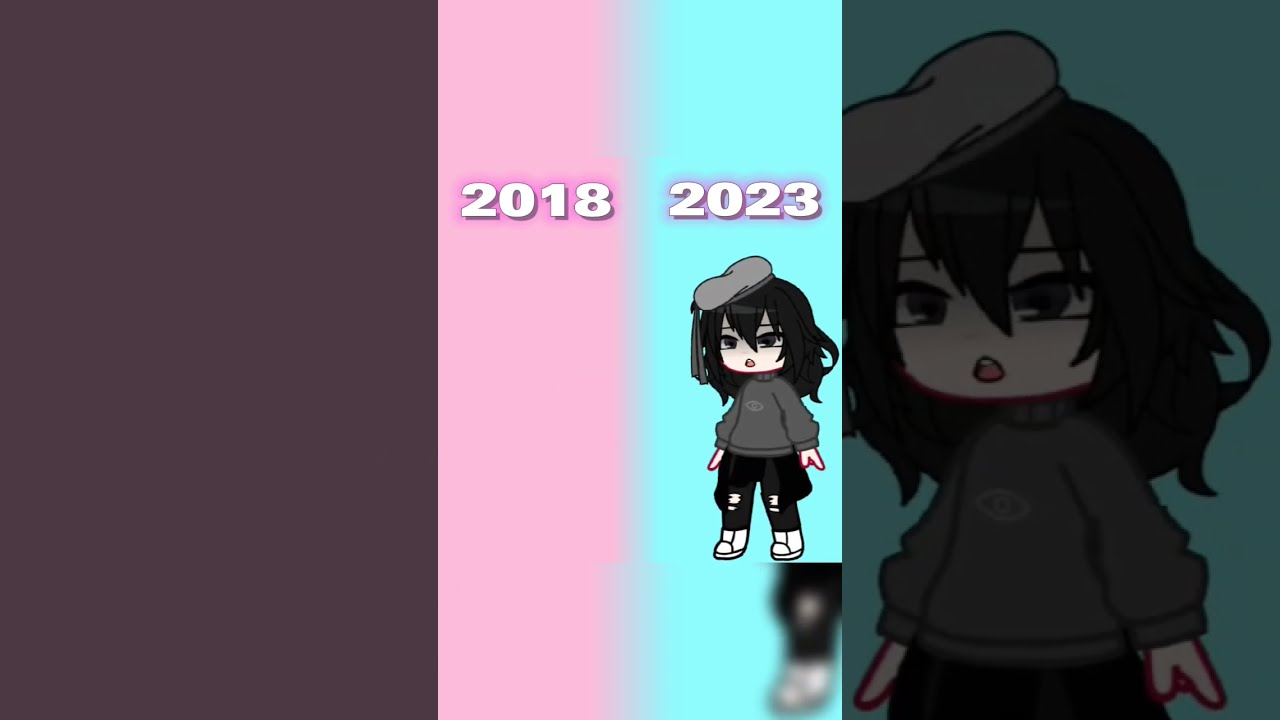  2018 Vs 2023 Gacha Club Life Flash Cookie