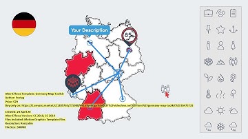Germany Map Toolkit | After Effects Template | VideoHive 26473731