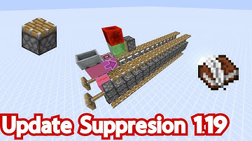 How Update Suppression works in 1.19