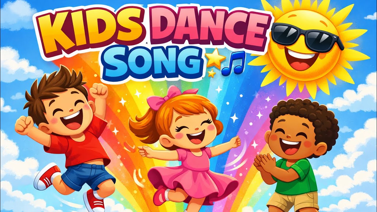 Dance Song for Kids 🌈 | Action Dance Song | Preschool & Toddler Fun