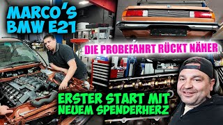 Marco's BMW E21 - Erster Start mit 2.8l Spenderherz - Die Probefahrt rückt näher!