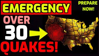 🚨 EMERGENCY ALERT!! 🚨 Over 30 EARTHQUAKES SHAKE the WEST COAST & CALIFORNIA - PREPARE NOW!!