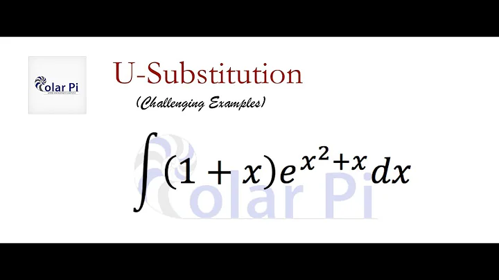 U-Substitution - Difficult Examples - [Example 3]