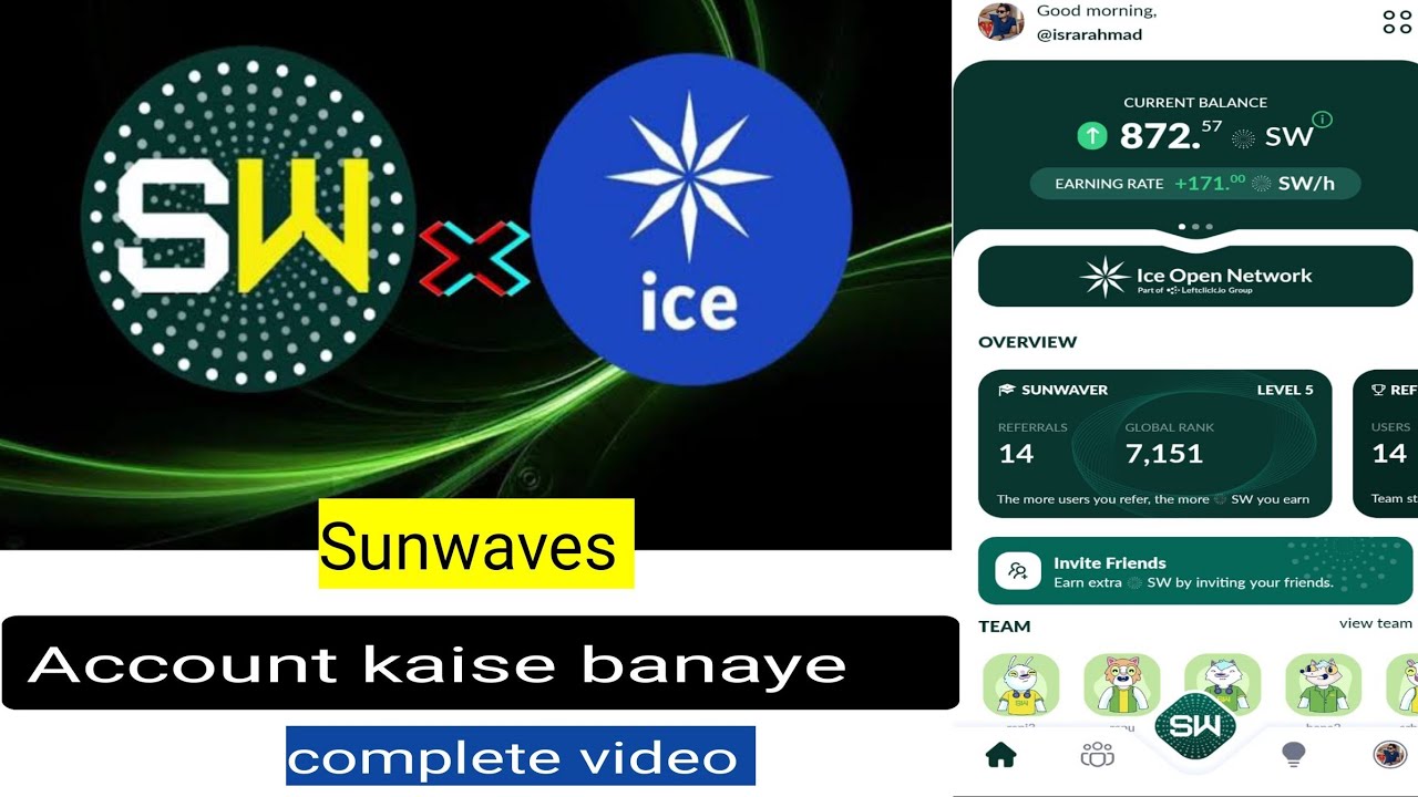 Ice network next mining app sunwaves token mining app 