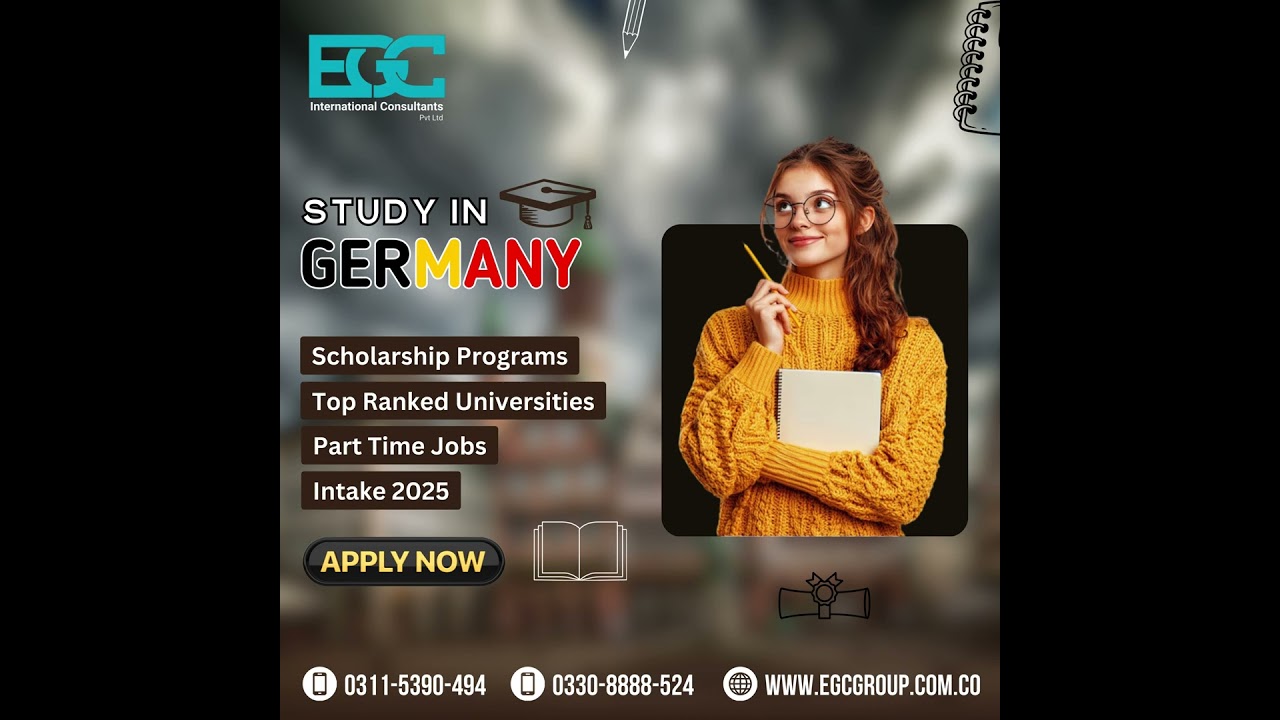 🇩🇪 STUDY IN GERMANY – 2025 Intake OPEN!