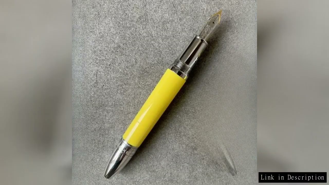 Wingsung Metal Fountain Pen Iridium Gold M 0.7mm Nib Ink Pen Classic Piston Inked Business Model Cal