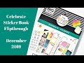 The Happy Planner CELEBRATE Sticker Book Flipthrough- December 2019