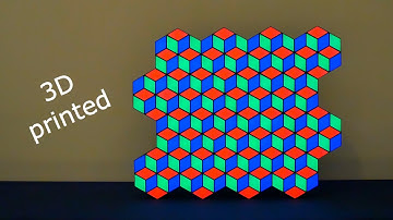 3D Printed LED Matrix with 3D Effect