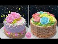 Perfect Cake Decorating Ideas For Cake Lovers | Amazing Flower Cake Decorating Tutorial | Cake Cake