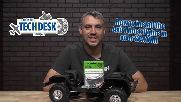 From the Tech Desk: How to install the Axial Rock lights on scx10iii