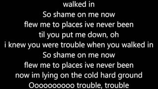 Video thumbnail of "I Knew You Were Trouble Alex and Sierra Lyrics"