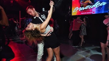 Brazuka 2019. Anton Kolomin and Olga Zabelina. #Zouk improvisation