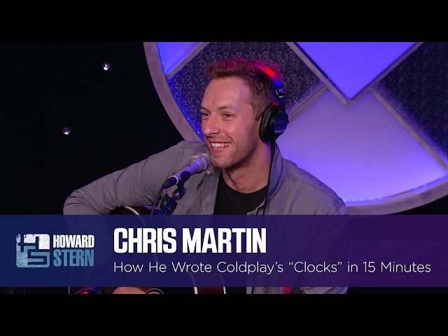 Chris Martin “Clocks” Live on the Stern Show (2011) class=