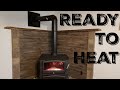 Wood Stove Install- Stove Pipe And First Fire Wood Stove Install- Stove Pipe And First Fire