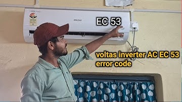 Voltas inverter AC me agar EC 53 error aaye to use kise thik kare . How to remove EC 53 error code.