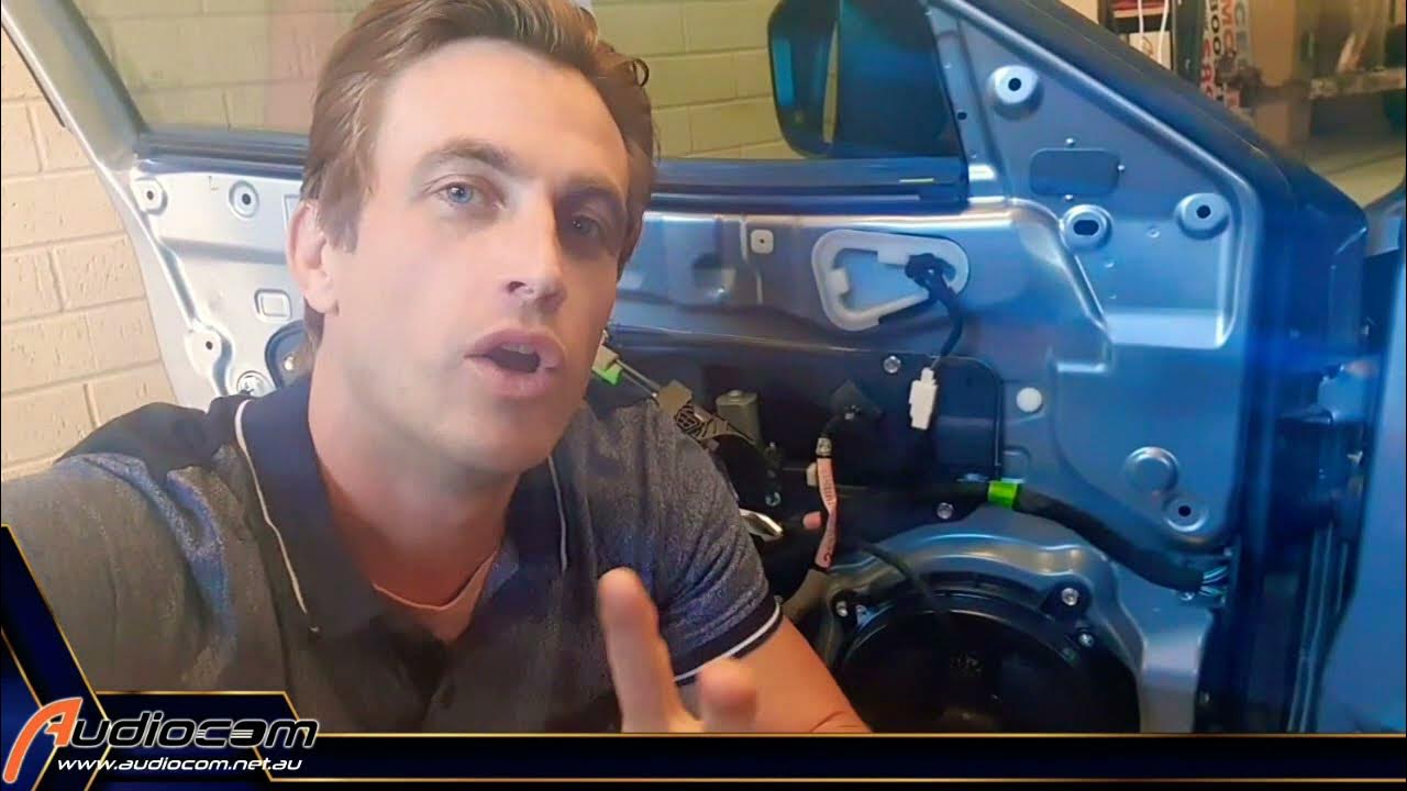 Mazda speaker replacement for damaged Bose speakers - YouTube