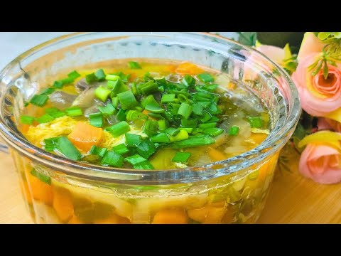 СКОЛЬКО НЕ ЕМ, ВСЕ МАЛО! Лучший суп БЕЗ МЯСА! Быстрый и Вкусный ужин на каждый день