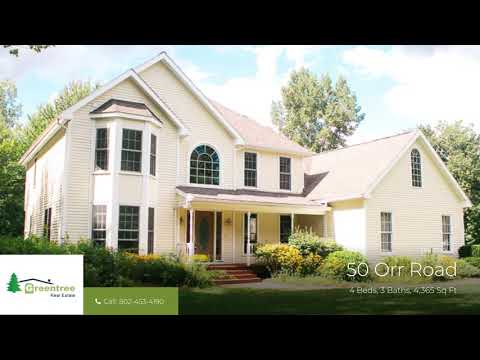 50 Orr Road, Jericho, VT home video tour