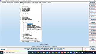 Busy- GST  Part 8 Tax Adjustment Entry, Payment Entry