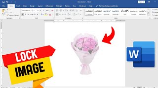 How to Lock Background Image in Word | Fix Image Position in MS Word screenshot 4