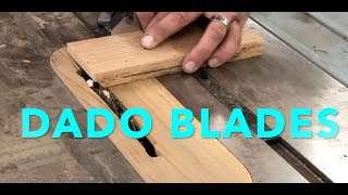 Dado blades on the table saw  (and how to cut a rabbet with them)