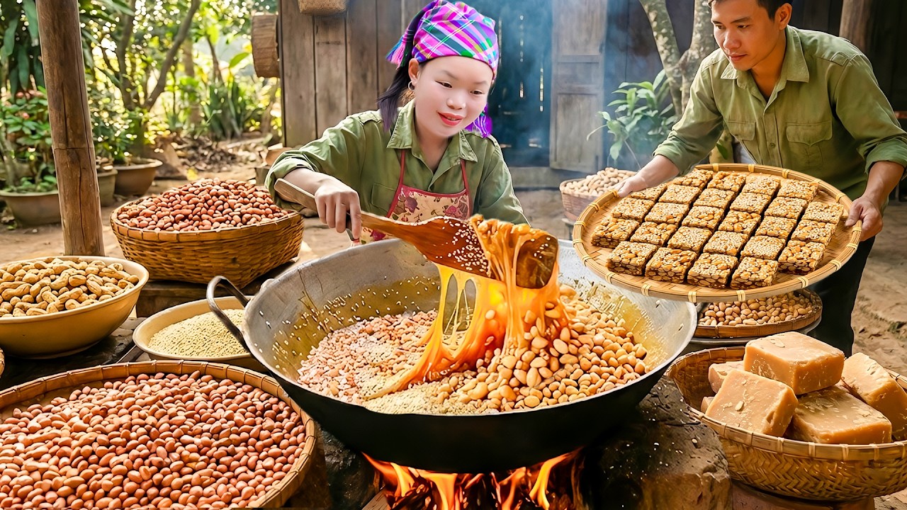 How to Make Traditional Peanut Candy to Sell at the Market