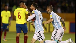 Argentina vs. Ecuador | RUSSIA 2018 | FIFA World Cup Qualifier (10-10-2017)