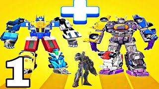 Superhero Robot Merge Master - Walkthrough Part 1 Levels 1-20 New Game - Android ios Gameplay screenshot 3