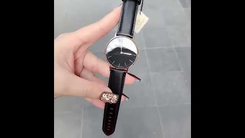 Tập 948: Đồng hồ #dw chính hãng nhập sing màu đen