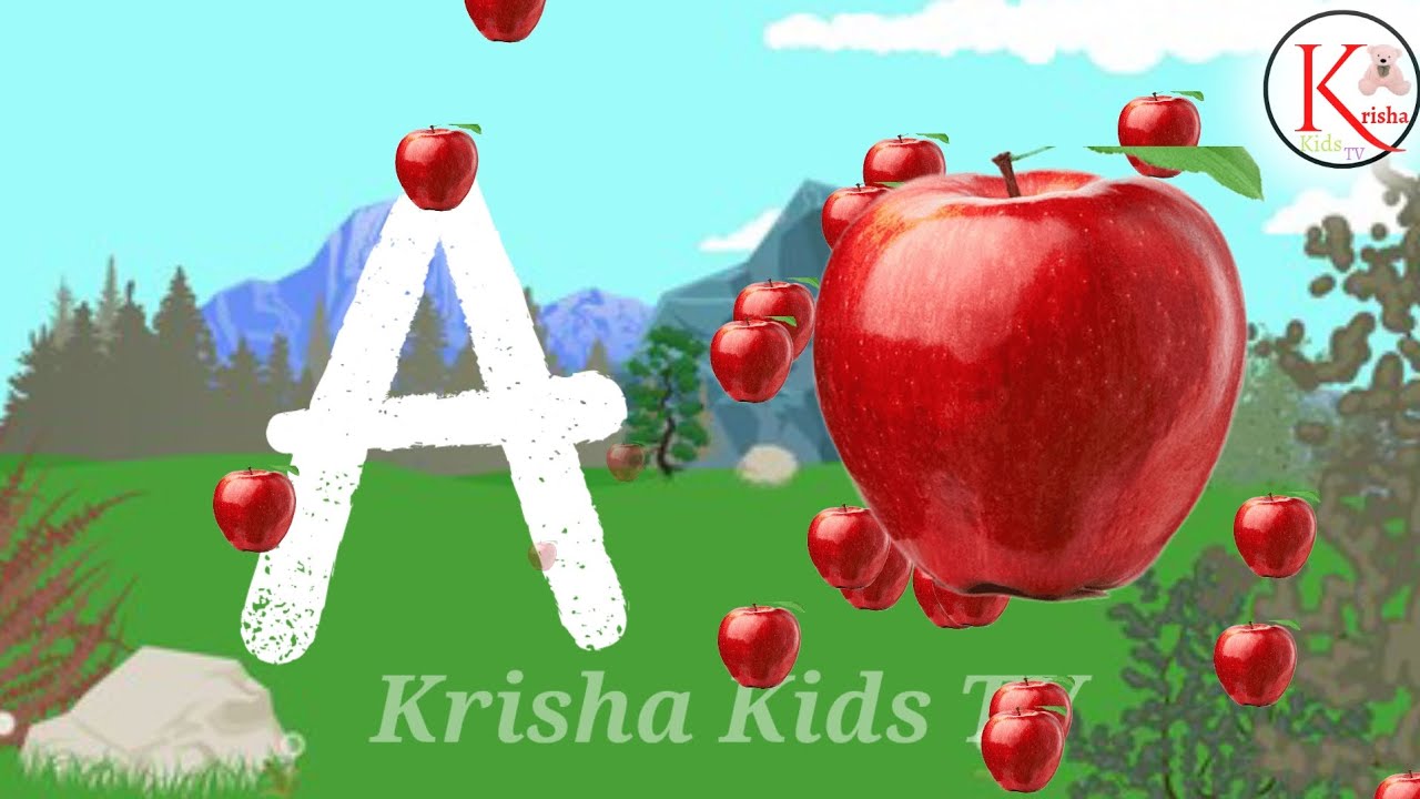 A For Apple B For Ball I Abcd Song | Abcd Rhymes | Abc Song Nursery ...