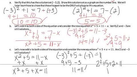 Lesson 12 - solving equations